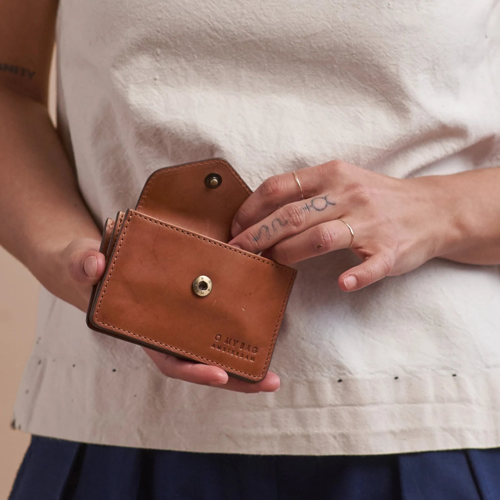 Portefeuille Harmonica Classic Cognac