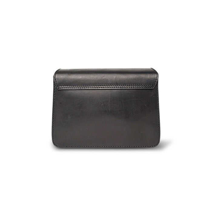 Mini sac Harper Classic noir (lanières en cuir)