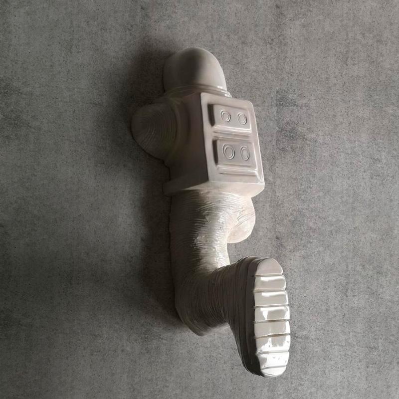 Escultura Astronauta Interestelar Blanco