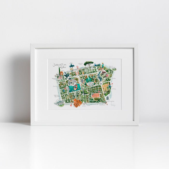 Jardines del Buen Retiro Giclée Print 