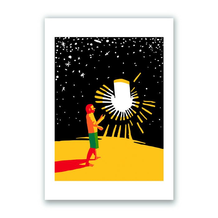 Floating Lantern Giclée Print