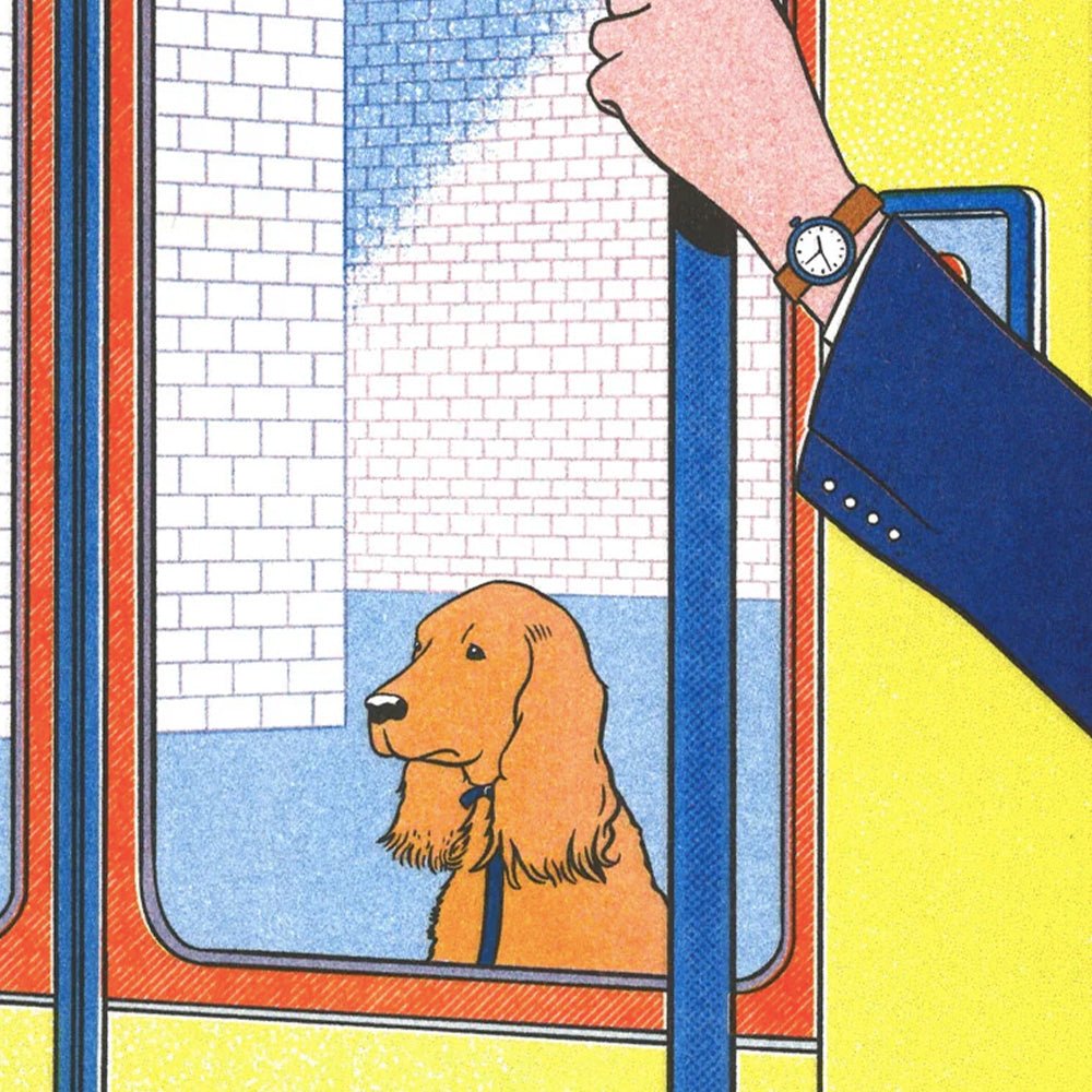 Le Metro - Simon Bailly Risograph A3 