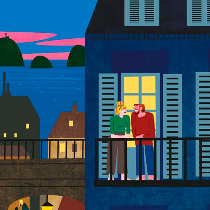 L’amour à Saint-Sébastien A3 Giclée Print
