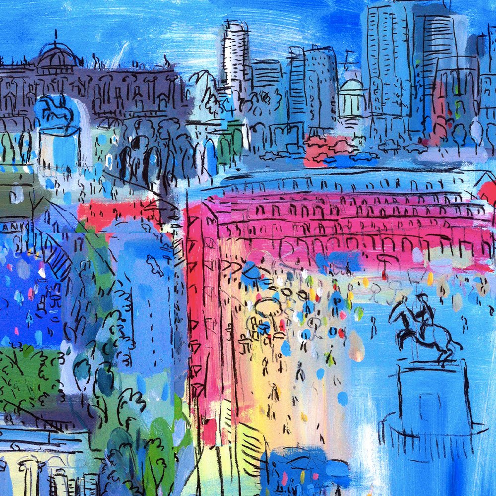 Madrid at Night Giclée Print