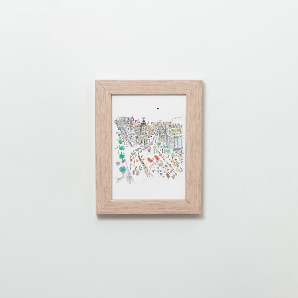 Gran Vía, edificio Metrópolis Impresión Giclée