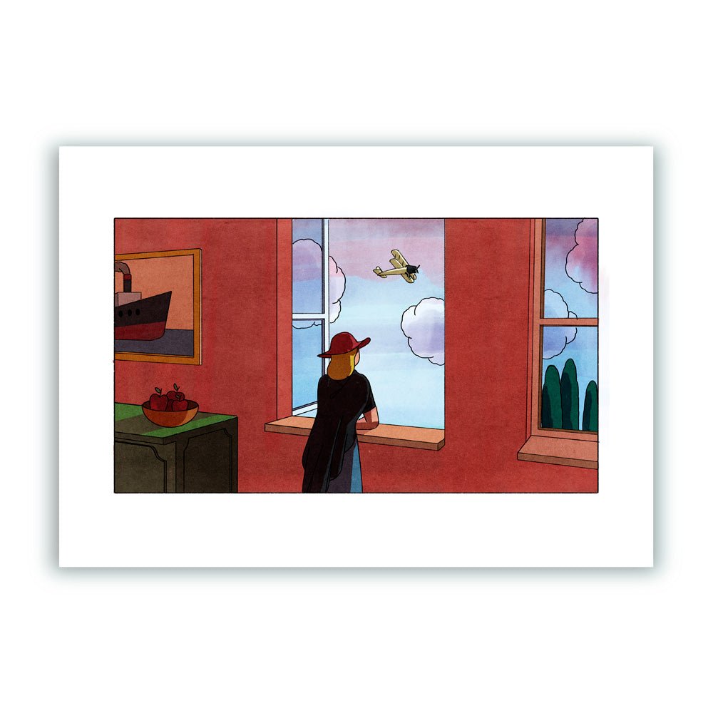 Ma fenêtre A4 Giclée Print