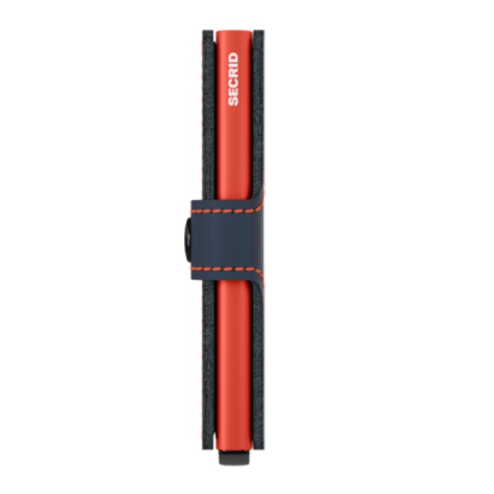 Miniwallet Matte Nightblue - Orange