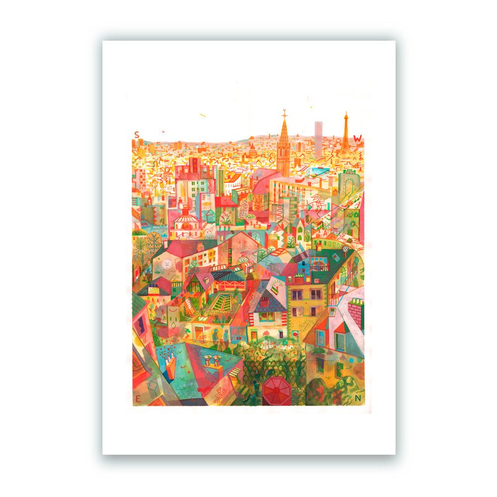 Noon View Impresión Giclée