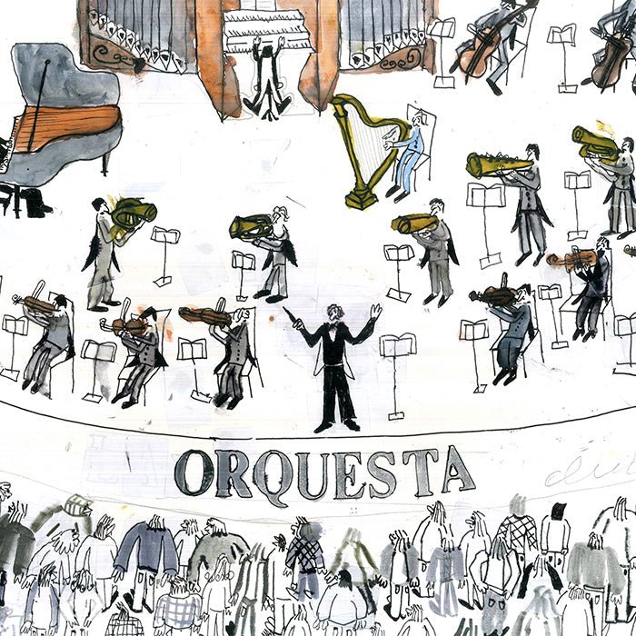 Orquesta Impresión Giclée A3