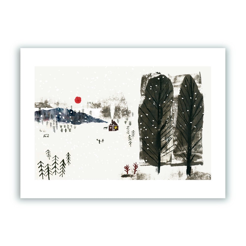 Paisaje Nevado Impresión Giclée