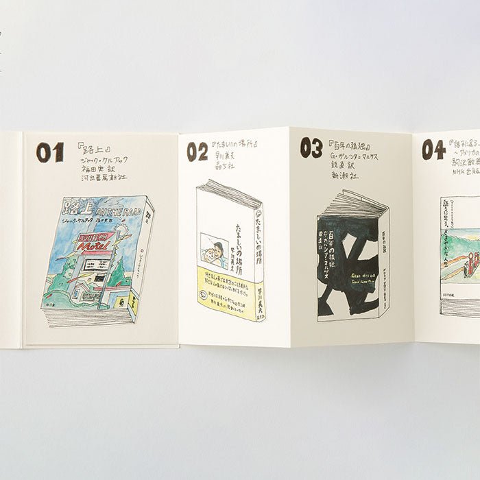 Recharge pour carnet de voyage 018, papier accordéon - Format passeport