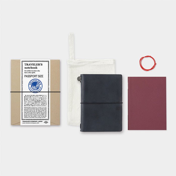 TRAVELER'S notebook - Tamaño Pasaporte Negro