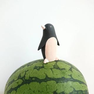 Pingüino Animal de Madera Pole Pole