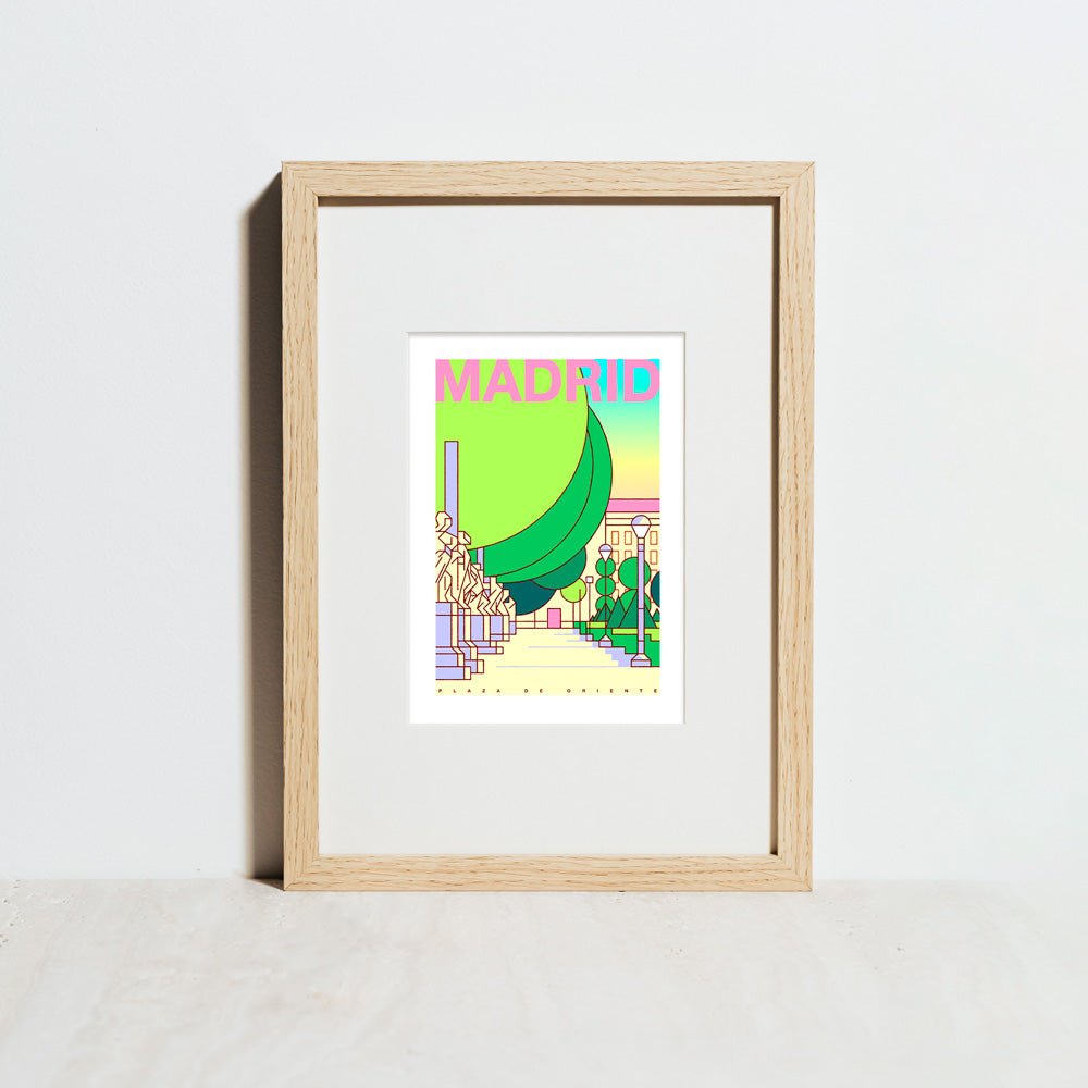 Plaza de Oriente Giclée Print A5