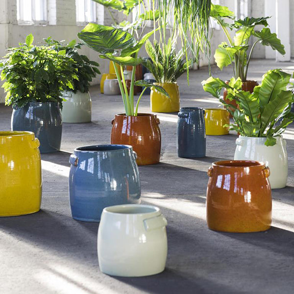 Pot Tabor M D25xH24 Yellow