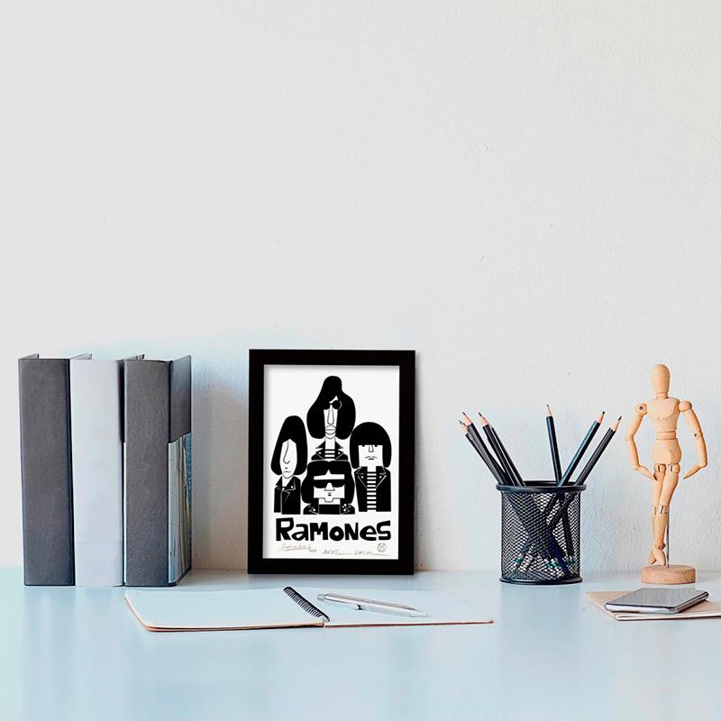 Ramones Impresión Giclée