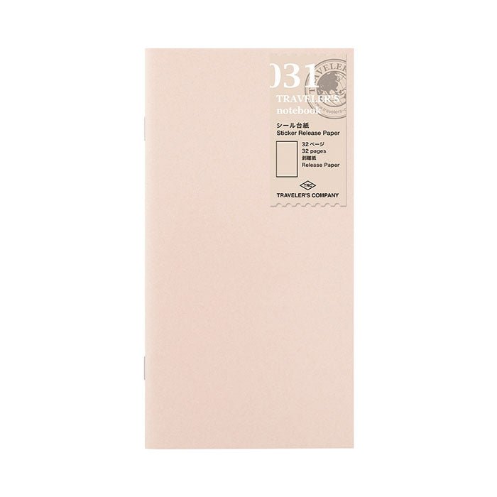 Recharge pour carnet de voyage 031, papier autocollant - Format standard