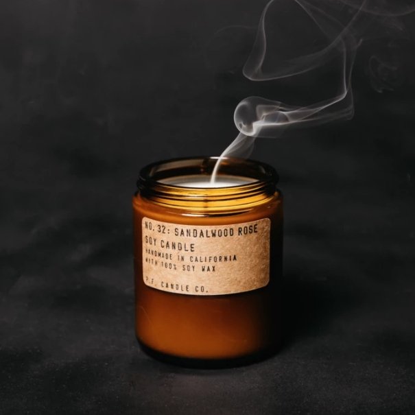 No. 32 Sandalwood Rose Soy Candle Large