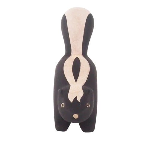 Perche en bois pour animaux, perche en forme de mouffette