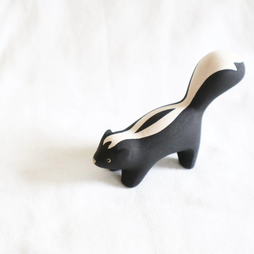 Perche en bois pour animaux, perche en forme de mouffette