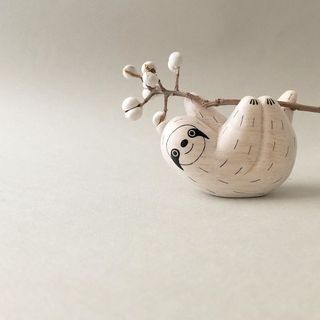 Perezoso Animal de Madera Pole Pole