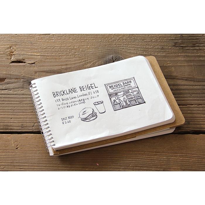 Cuaderno Spiral Ring B6 MD White