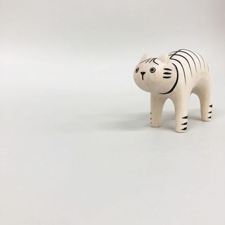 Gato Tigre Animal de Madera Pole Pole