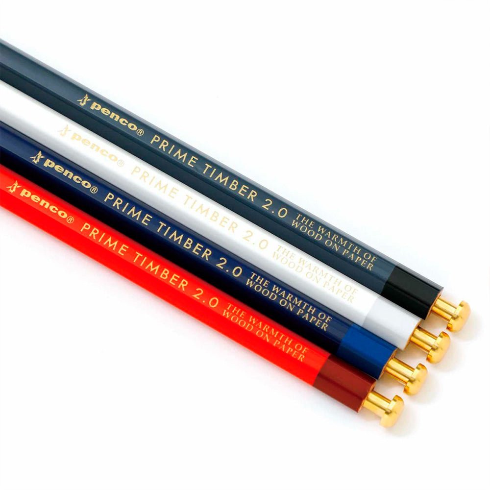Crayon mécanique en laiton rouge Timber