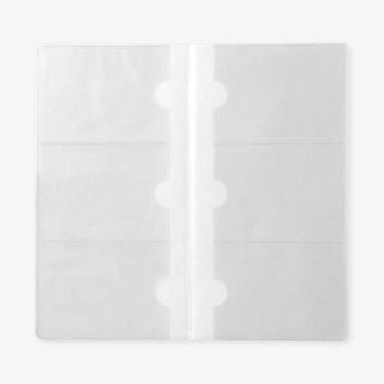 TRAVELER'S notebook Recharge 007 Classeur de cartes - Taille régulière
