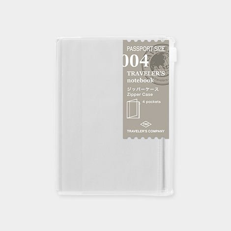 Traveler's Notebook Recambio 004 Bolsillo con cierre - Tamaño Pasaporte