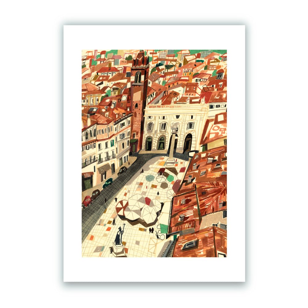 Verona City View Impresión Giclée