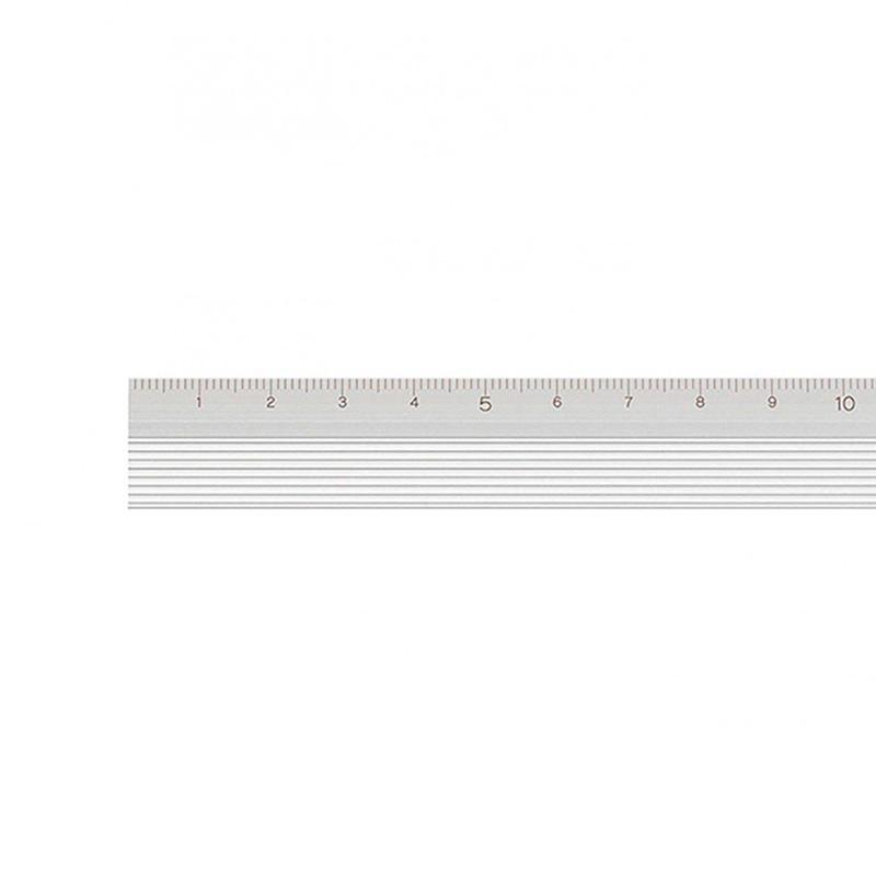 Regla de Aluminio 15cm Plateado