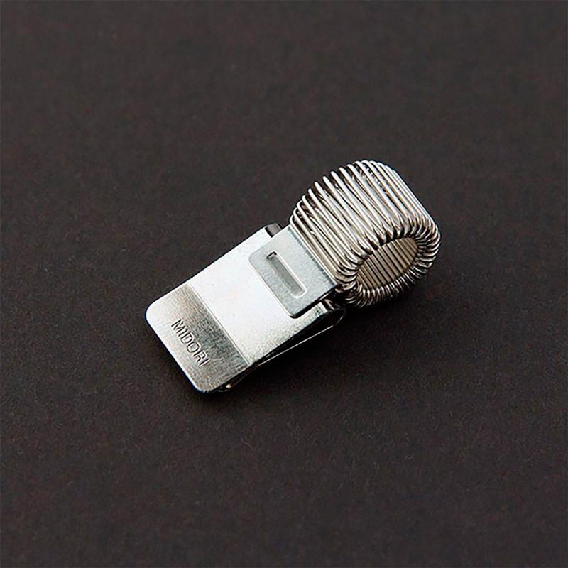 Mini Clip Pen Holder Silver