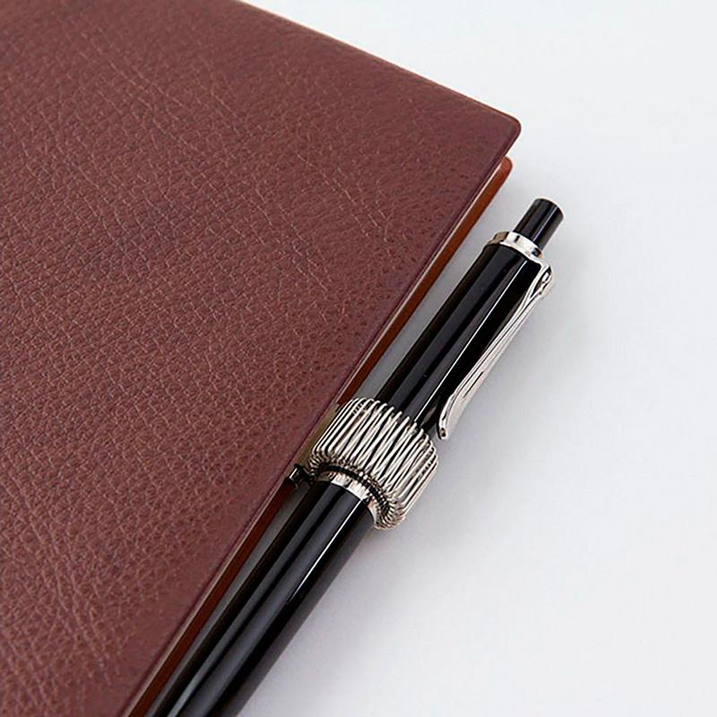 Mini Clip Pen Holder Silver