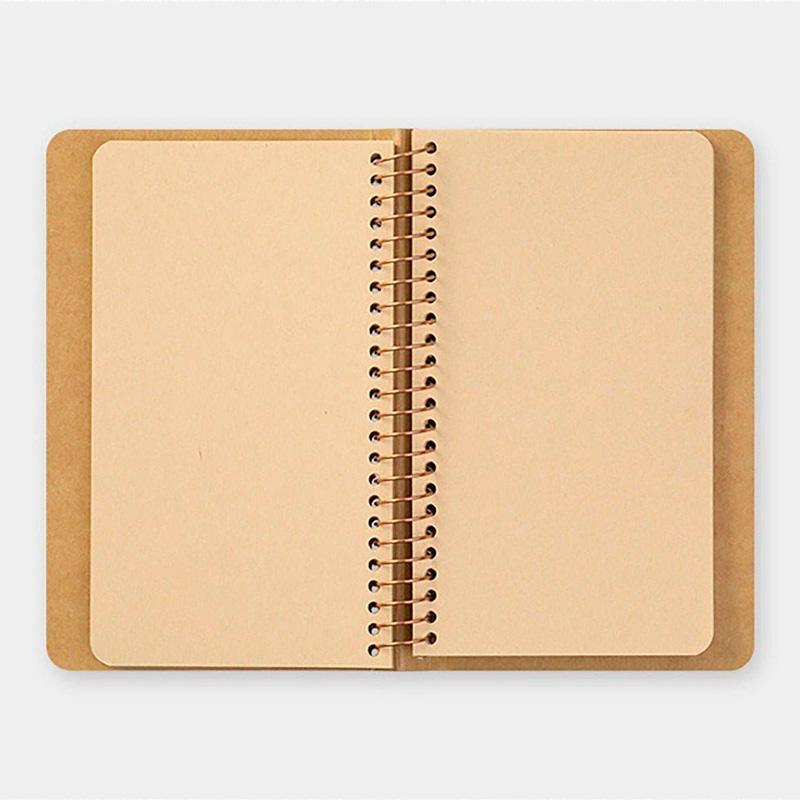 Carnet à spirales A6 Slim DW Kraft